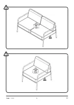 Preview for 6 page of Habitat Paola 821646 Manual