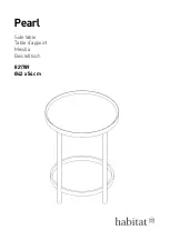 Habitat Pearl 821789 Manual preview