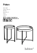 Preview for 1 page of Habitat Poken Manual