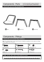 Предварительный просмотр 3 страницы Habitat Quattro 814/3859 Assembly Instructions