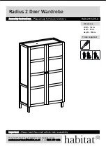 Habitat RADI-2W-SS15-A Assembly Instructions Manual предпросмотр