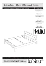 Habitat RADI-BD-SS18-A Assembly Instructions Manual preview