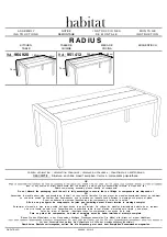 Preview for 1 page of Habitat RADIUS Assembly Instructions Manual