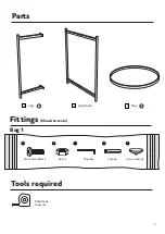 Preview for 3 page of Habitat Rex Round Metal Side Table Manual