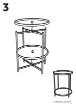 Preview for 5 page of Habitat Rex Round Metal Side Table Manual