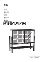 Preview for 1 page of Habitat Ribi 822873 Manual