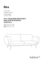 Preview for 1 page of Habitat Riva 818351 Manual