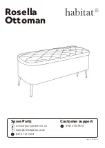 Habitat Rosella Ottoman 890/4689 Quick Start Manual предпросмотр