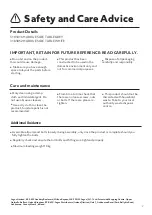 Preview for 2 page of Habitat Rue 3101016 Quick Start Manual