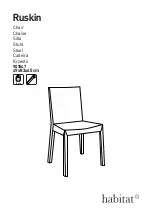 Habitat Ruskin 901547 Assembly Instructions Manual предпросмотр