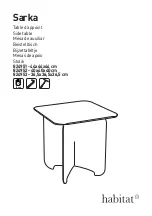 Habitat Sarka 824951 Manual preview