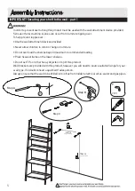 Preview for 6 page of Habitat SCOUT Shelving Unit Assembly Instructions Manual