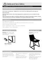 Предварительный просмотр 2 страницы Habitat Tabitha TABI-CH-AW17-A Assembly Instructions