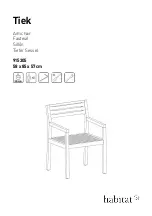 Habitat Tiek 915305 Manual preview