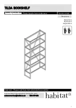 Preview for 1 page of Habitat TILDA BOOKSHELF Assembly Instructions Manual