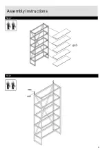 Preview for 9 page of Habitat TILDA BOOKSHELF Assembly Instructions Manual