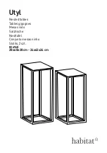 Habitat Utyl 826948 Assembly Instructions Manual предпросмотр