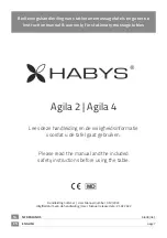 Предварительный просмотр 1 страницы HABYS Agila 2 Instruction Manual