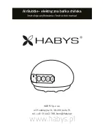 HABYS AirBubble Instruction Manual предпросмотр