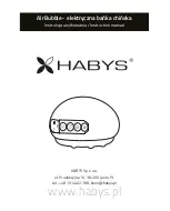 Предварительный просмотр 1 страницы HABYS AirBubble Instruction Manual