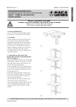 Preview for 1 page of HACA LEITERN 0529.1904 Instructions For Assembly And Use