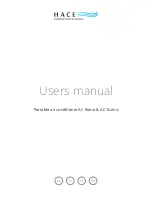 HACE AC Roma User Manual предпросмотр