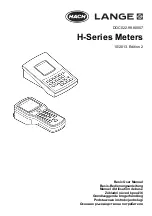 HACH LANGE H-Series Basic User Manual предпросмотр