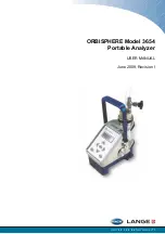 HACH LANGE ORBISPHERE 3654 User Manual предпросмотр