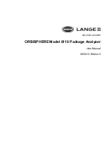 Preview for 1 page of HACH LANGE ORBISPHERE 6110 User Manual