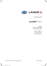 HACH LANGE sensION+ EC7 Manual предпросмотр