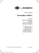 Preview for 1 page of HACH LANGE si628 C Manual