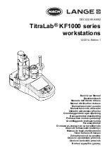HACH LANGE TitraLab KF1000 Series Basic User Manual preview