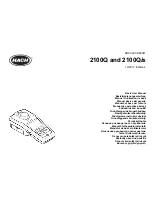 Hach 2100Q Basic User Manual preview