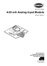 Предварительный просмотр 1 страницы Hach 4-20 mA User Instructions