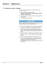 Предварительный просмотр 16 страницы Hach AISE sc Addendum To The Operator Manual