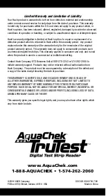 Preview for 20 page of Hach AquaChek TruTest Manual