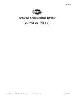 Предварительный просмотр 1 страницы Hach AutoCAT 9000 Instruction Manual