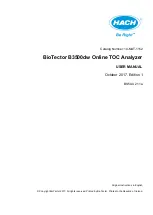 Hach BioTector B3500dw User Manual preview