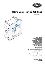 Hach CL17sc User Manual preview