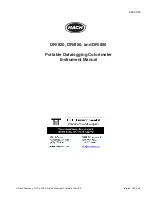 Hach DR/820 Instrument Manual preview