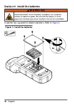 Предварительный просмотр 10 страницы Hach DR1300 FL User Manual