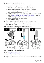 Предварительный просмотр 15 страницы Hach DR1300 FL User Manual