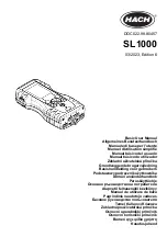 Hach Hach SL1000 User Manual preview