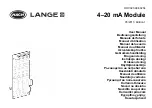 Preview for 1 page of Hach Lange 4-20 mA Module User Manual