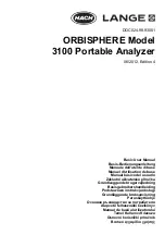 Hach Lange ORBISPHERE 3100 Basic User Manual preview