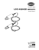 Hach LDO AQ sensors User Manual предпросмотр