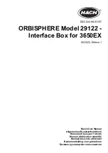 Предварительный просмотр 1 страницы Hach ORBISPHERE 29122 User Manual