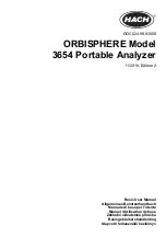 Hach ORBISPHERE 3654 Basic User Manual preview