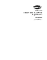 Предварительный просмотр 1 страницы Hach ORBISPHERE A1100 User Manual