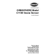 Hach orbisphere C1100 User Manual предпросмотр